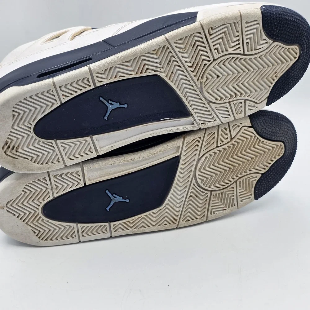 Jordan Air Jordan 4 Retro‎ Shoes Youth Size 6.5Y Legend Blue Leather Retro Vtg